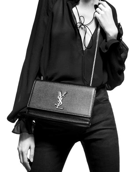 YSL kate medium black hardware 